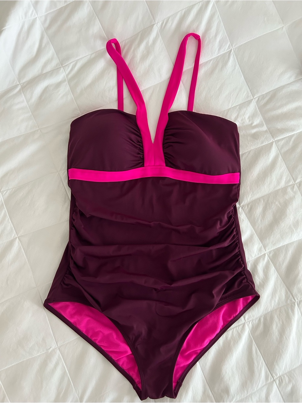 Boden One Piece Swimsuit Size 16-18 Long